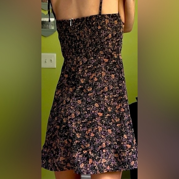 Womens Shein Blue Floral Sundress Size 2 - Picture 2 of 3